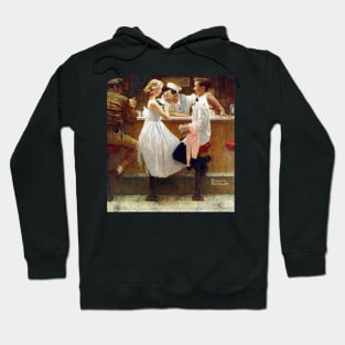 After The Prom 1957 - Norman Rockwell Hoodie